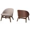 Baxton Studio Lovella MidCentury Modern Grey Fabric and Walnut Brown Finished Wood 2Piece Accent Chair Set 225-2PC-12949-ZORO - alternate 8